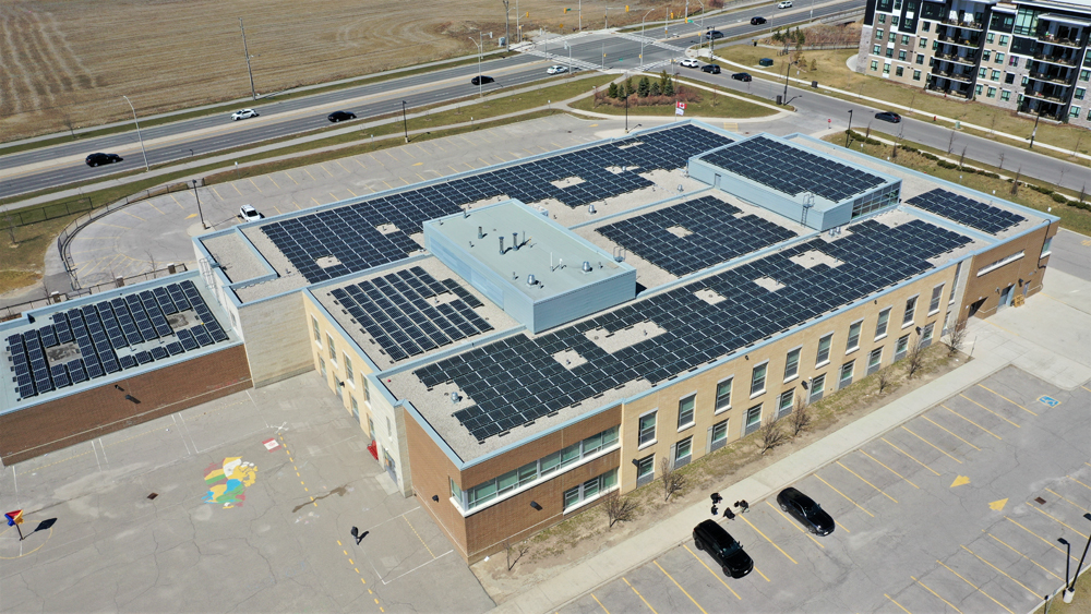 Solar PV System at Irma Coulson School (2021).